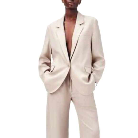 Zara flowy business casual luxe blazer - Picture 3 of 12